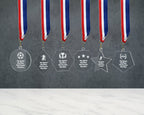 Personalised Acrylic Medal – Custom Sports Award, Runner-Up or Achievement Medal | Trophy Alternative for Ceremonies