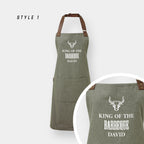 Personalised Unisex Apron – Custom Text Vintage Style Cooking Gift