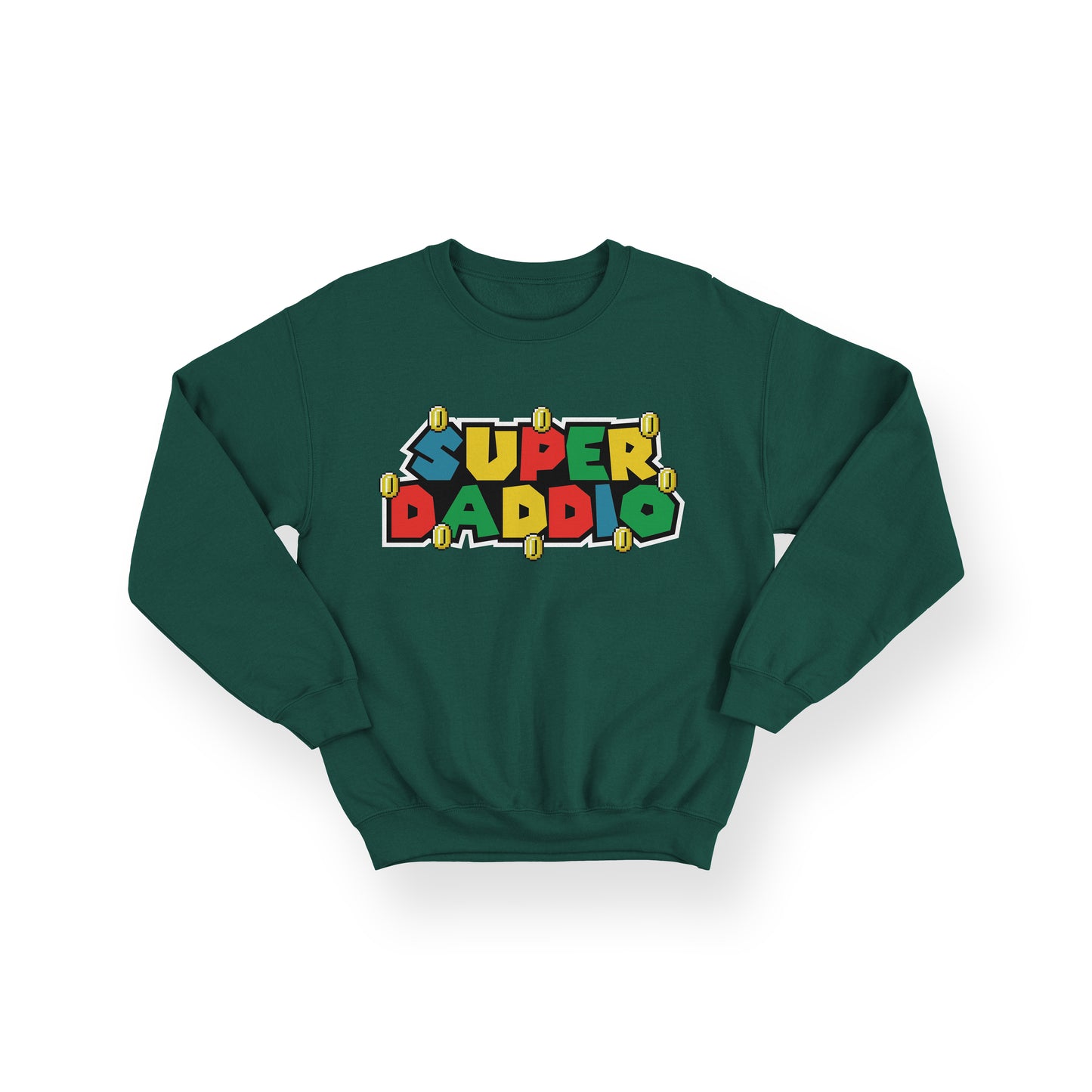 Super Daddio Sweatshirt – Personalised Father's Day Gift – Super Mario Inspired