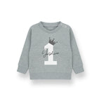 Personalised Birthday Name & Age Kids Sweatshirt – Custom Jumper for Baby, Toddler & Child