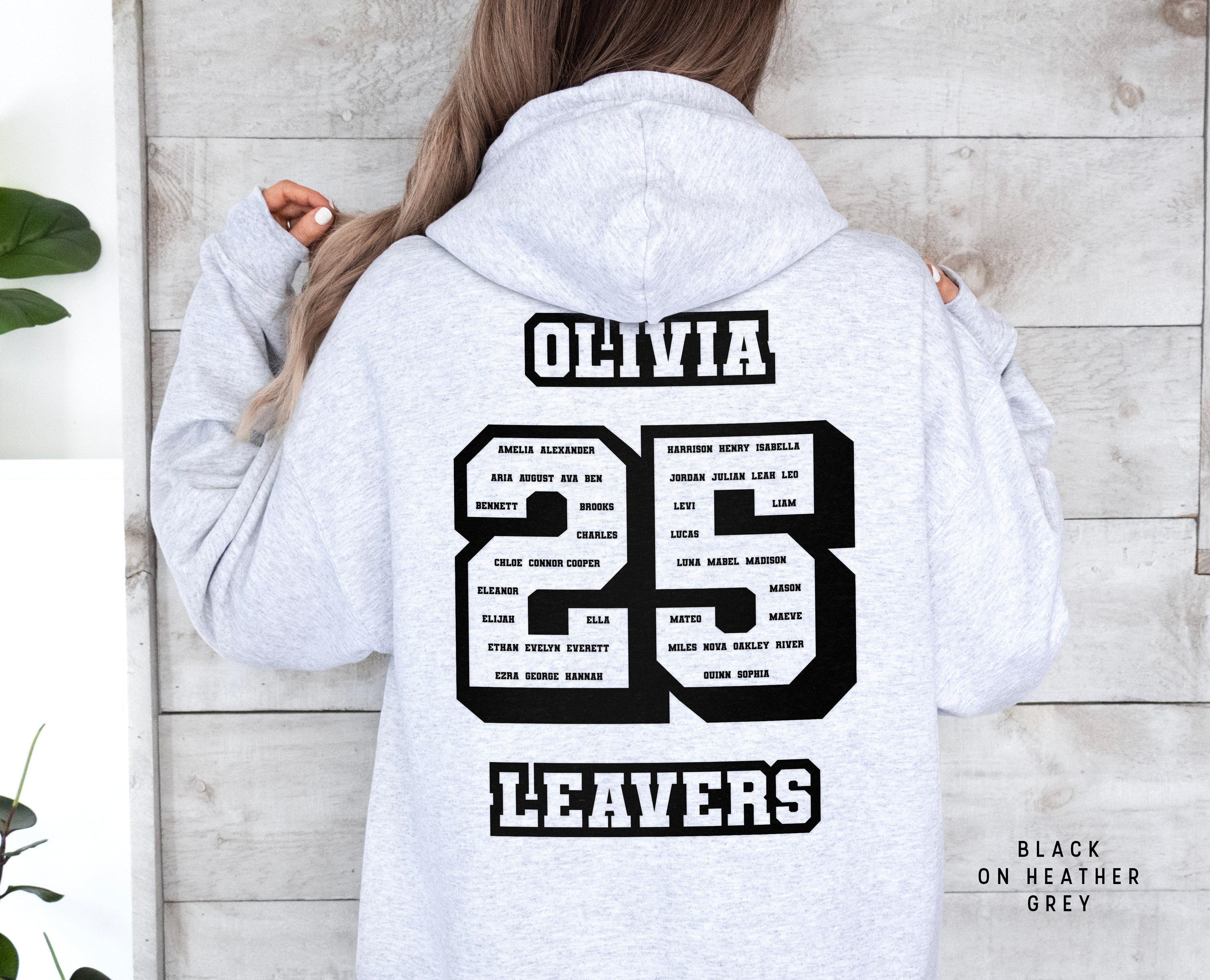 School Leavers Hoodie - Class Of 2025 Style 5