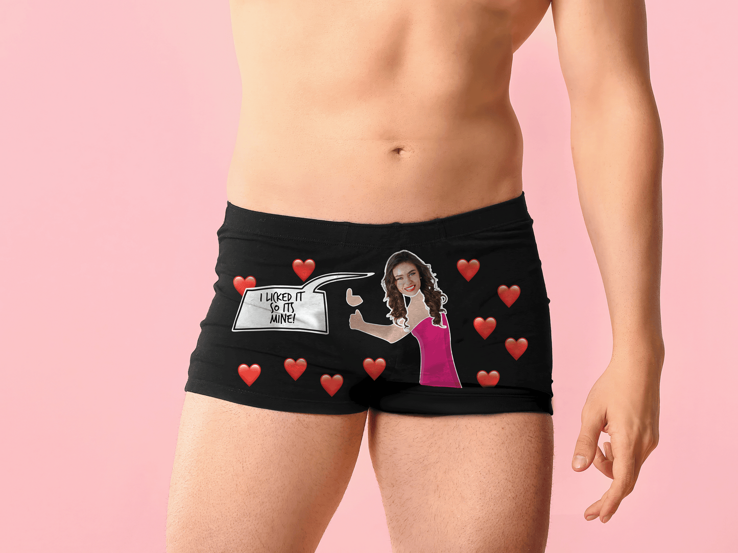 Personalised Photo Boxers for Him – Custom Face Underwear for Boyfriend or Husband | Valentine’s Day or Birthday Gift