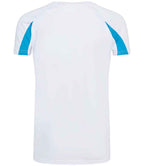 JC003B Arctic White/Sapphire Blue Back