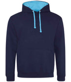JH003 Oxford Navy/Hawaiian Blue Front