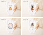 Baby’s First Halloween Outfit – Personalised Sleepsuit, Vest or Bib | 1st Halloween Gift Idea for Baby