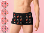 Custom Face Boxers for Him – Personalised Photo Underwear for Boyfriend, Husband or Dad | Funny Gift for Valentine’s, Birthday or Father’s Day