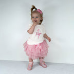 Personalised Birthday T-Shirt & Tutu Set – Custom Name and Age