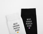 Best Match Ever Personalised Valentine's Day Socks, Custom Dating App Socks  - Hinge, Tinder, Grindr Inspired