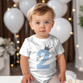 Personalised Birthday Name & Age Kids T-Shirt – Custom Tee for Baby, Toddler & Child