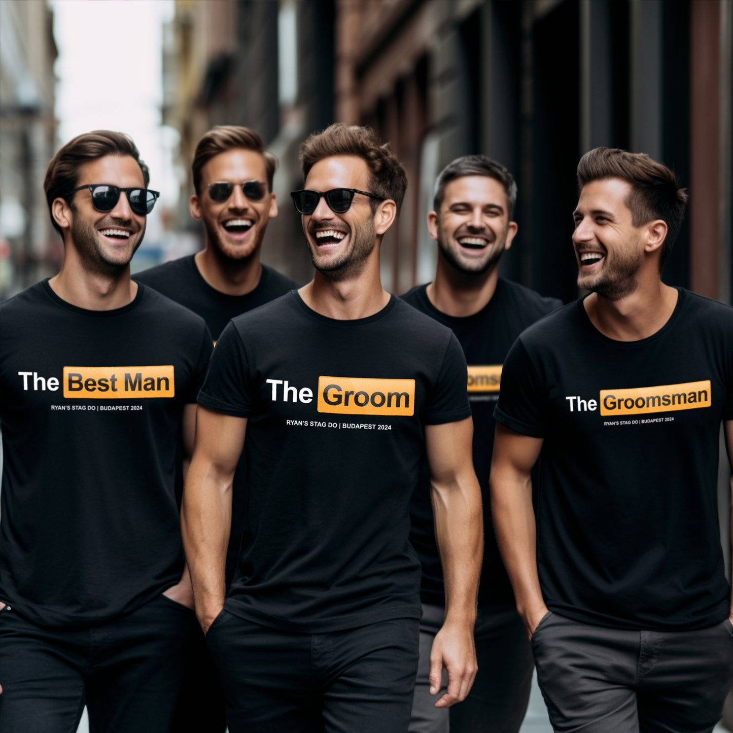 Personalised Stag Do T-Shirt  - Role T-Shirts | Groom, Best Man, Wedding Crew