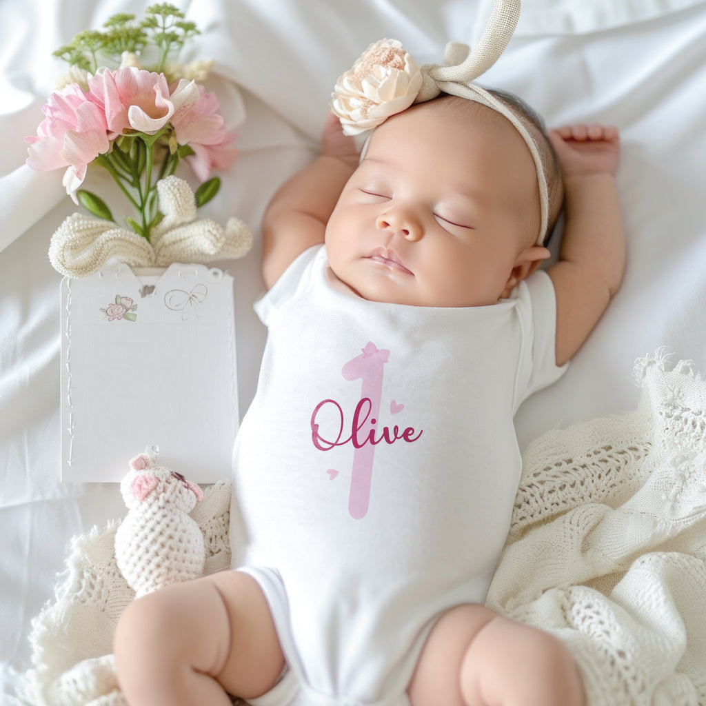 Personalised Birthday T-Shirt & Tutu Set – Custom Name and Age