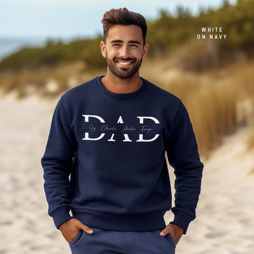 Personalised DAD Monogram Sweatshirt