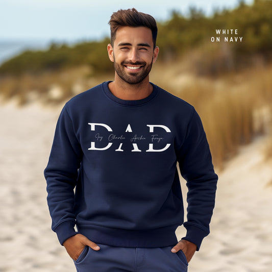 Personalised DAD Monogram Sweatshirt
