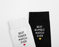 Best Match Ever Personalised Valentine's Day Socks, Custom Dating App Socks  - Hinge, Tinder, Grindr Inspired