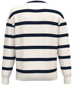 NS450 Ivory/Navy Stripes Back