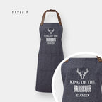 Personalised Unisex Apron – Custom Text Vintage Style Cooking Gift