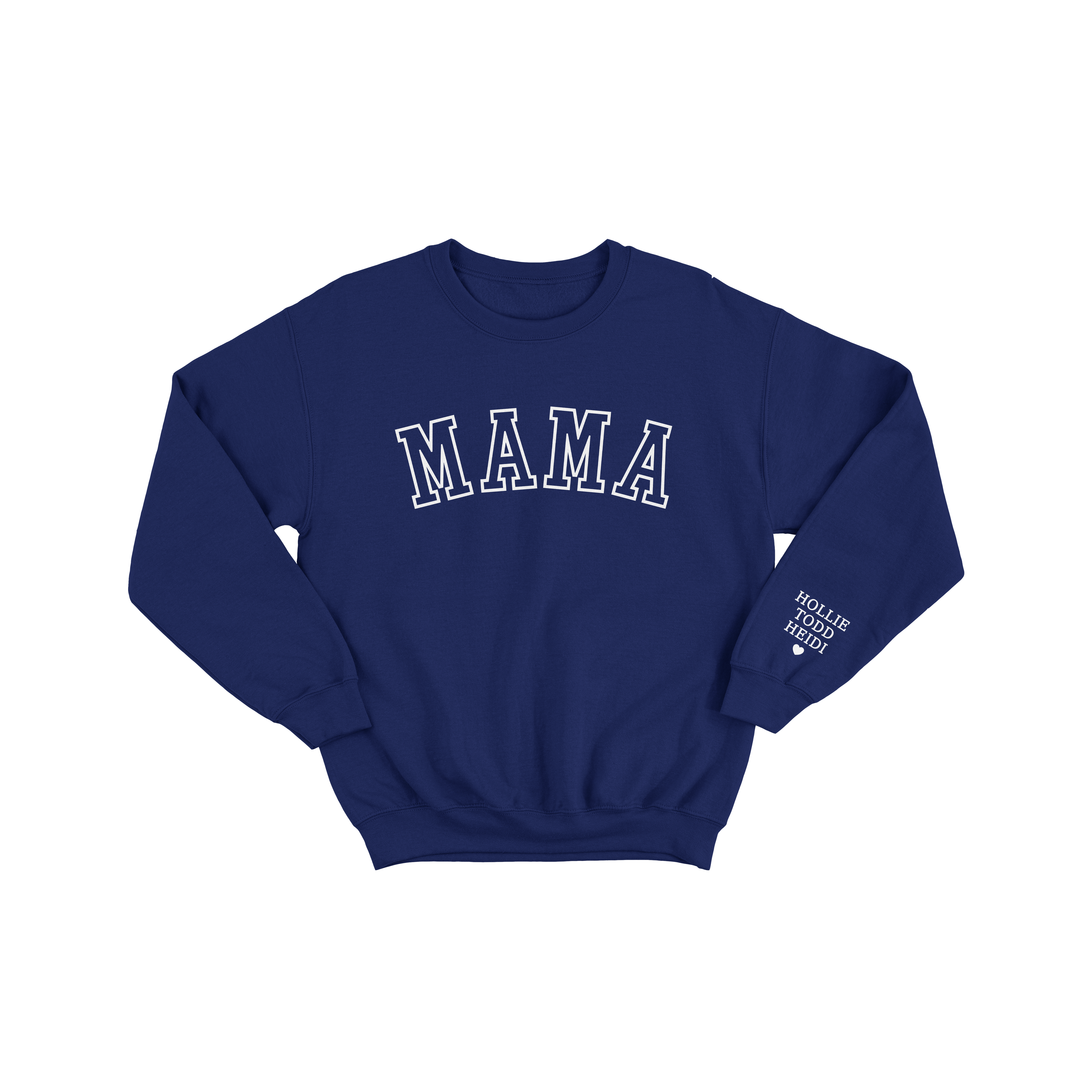 Old School Mama Jumper – Personalised Sleeve with Kids’ Names