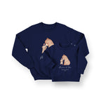 Personalised Mama and Cub Bear Jumper Set – Mum and Child Matching Sweatshirts