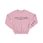 Personalised Mother Crewneck Sweatshirt with Kids Name On Sleeve Jumper