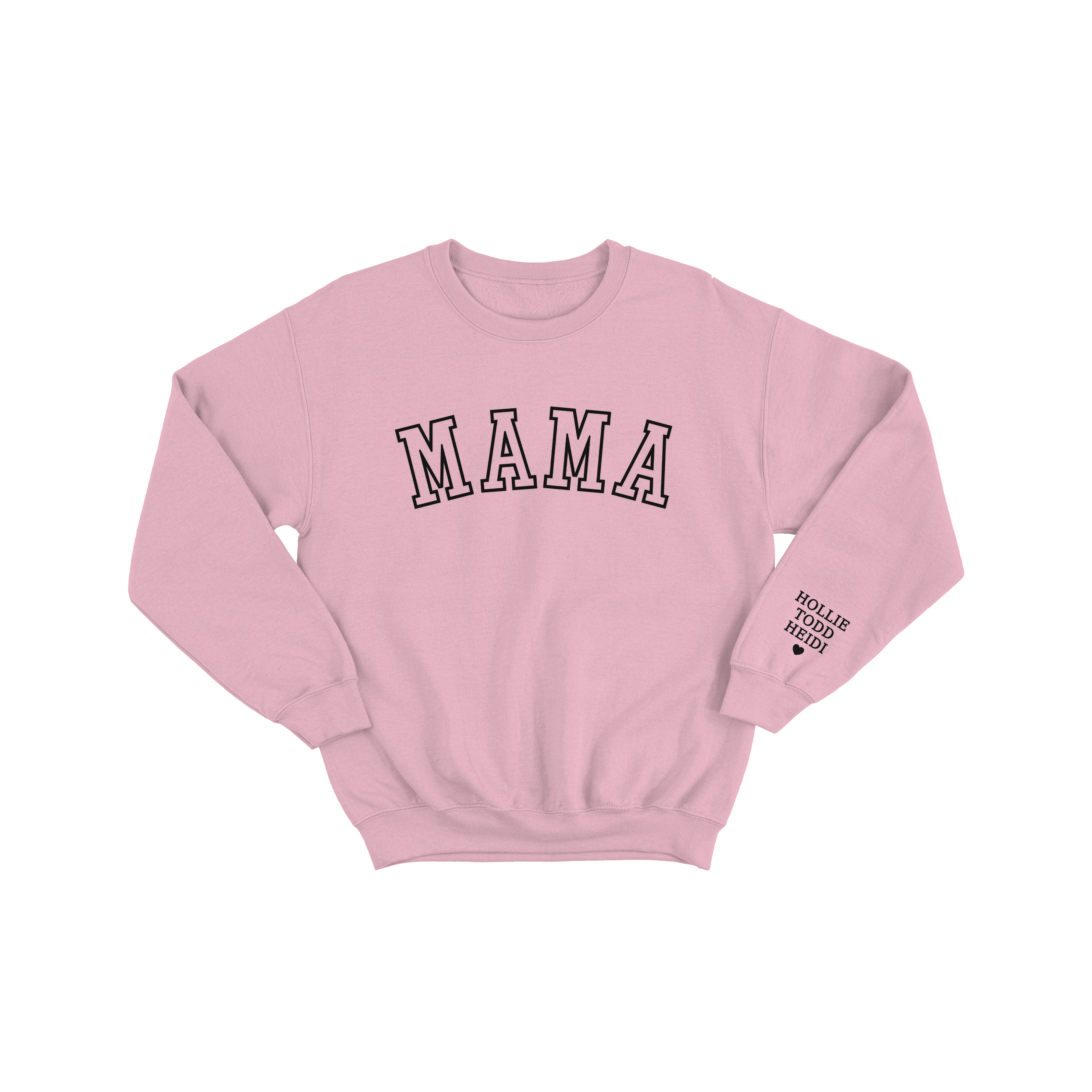 Old School Mama Jumper – Personalised Sleeve with Kids’ Names