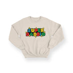 Super Daddio Sweatshirt – Personalised Father's Day Gift – Super Mario Inspired
