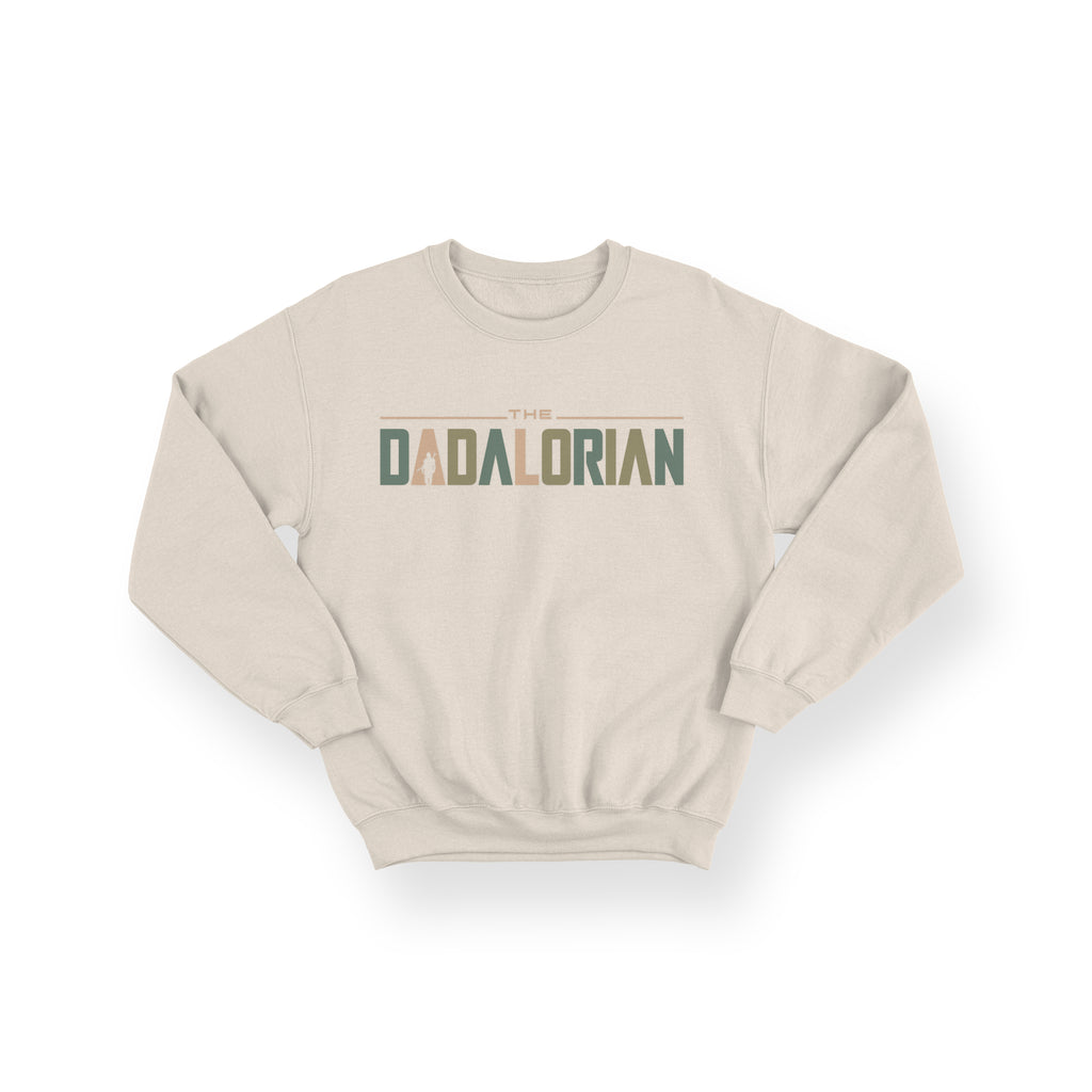 The Dadalorian Sweatshirt – Star Wars Inspired Dad Jumper – Mandalorian Style Pullover