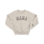 Old School Mama Jumper – Personalised Sleeve with Kids’ Names