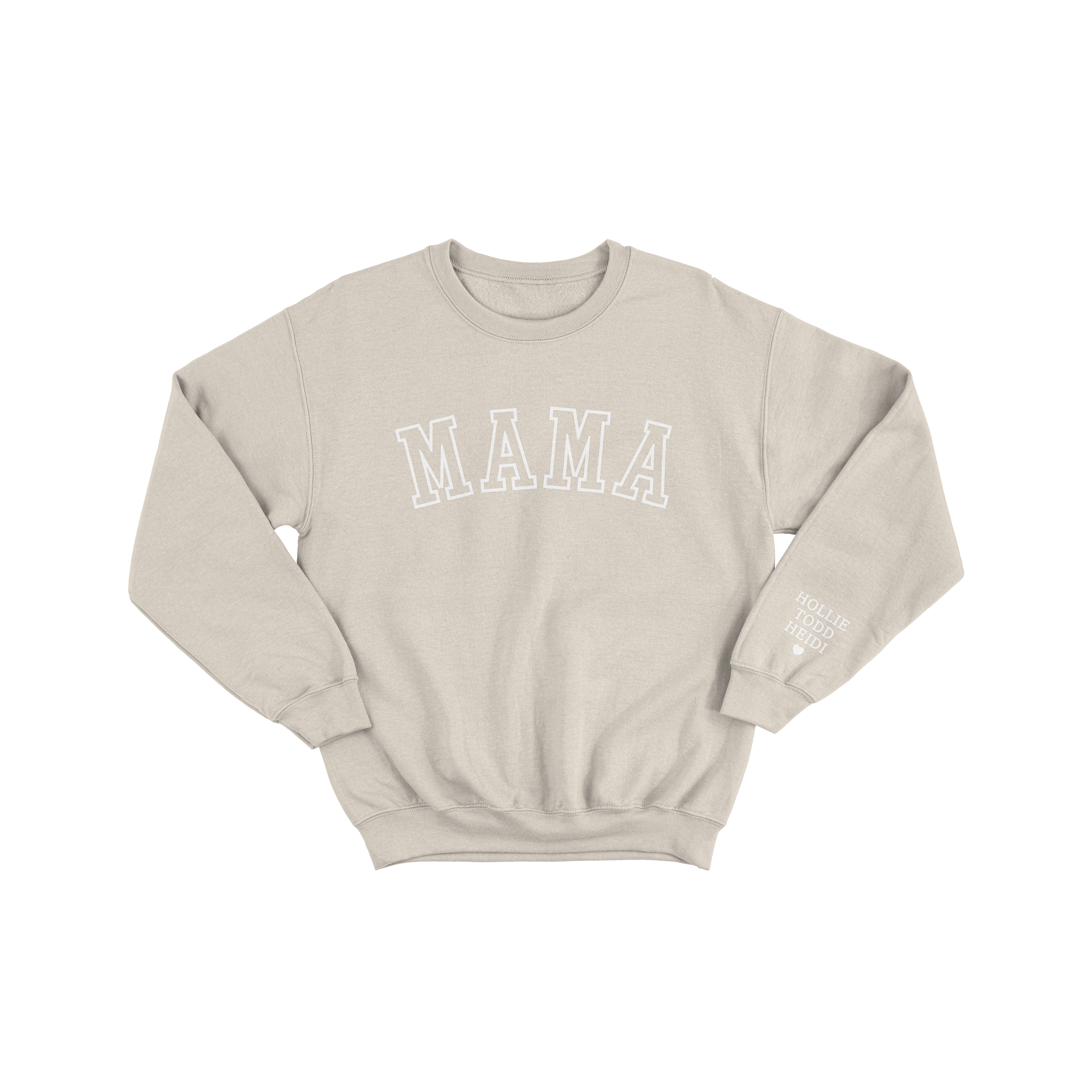 Old School Mama Jumper – Personalised Sleeve with Kids’ Names