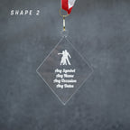 Personalised Acrylic Medal – Custom Sports Award, Runner-Up or Achievement Medal | Trophy Alternative for Ceremonies