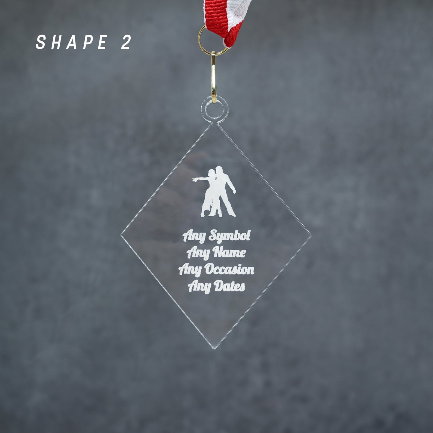 Personalised Acrylic Medal – Custom Sports Award, Runner-Up or Achievement Medal | Trophy Alternative for Ceremonies