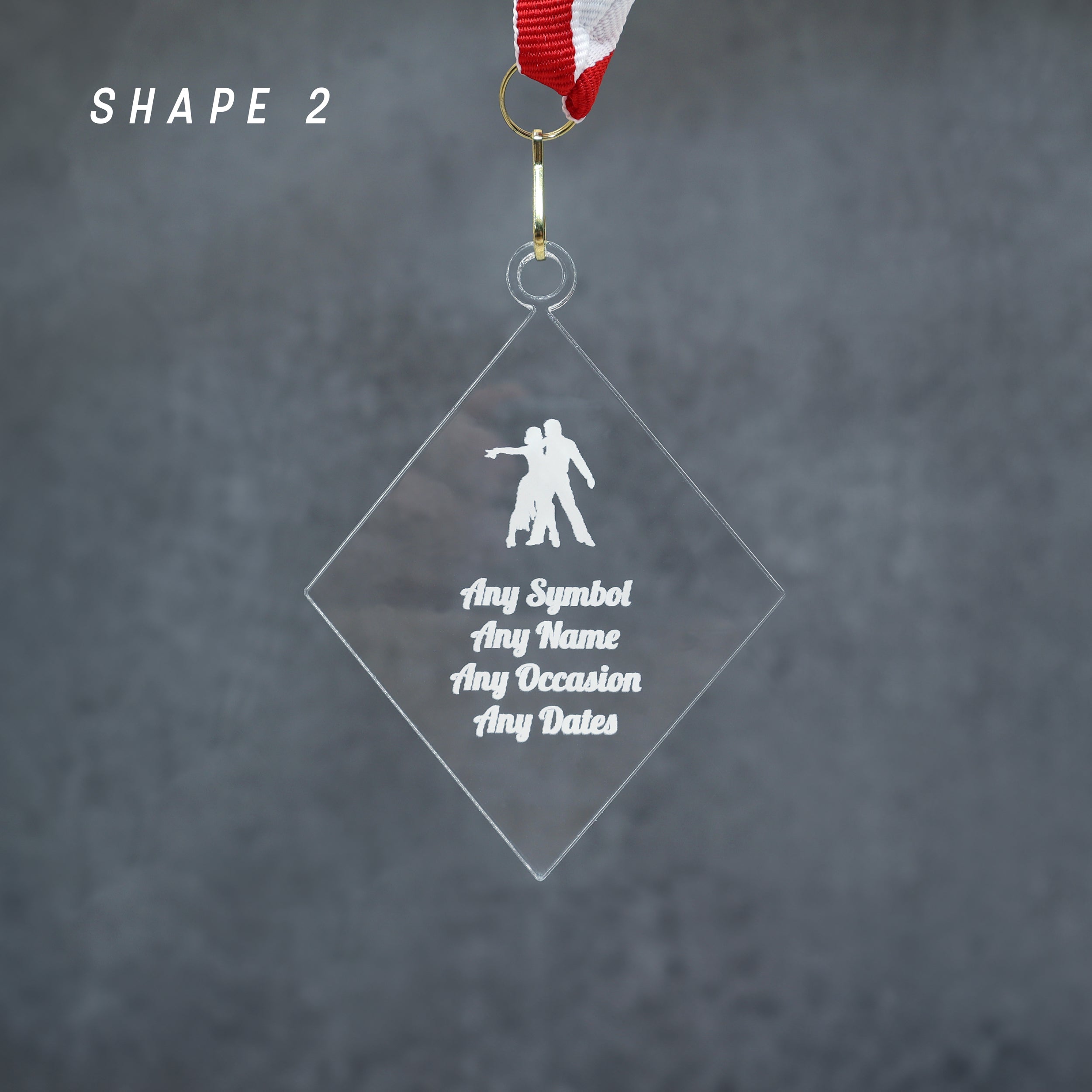 Personalised Acrylic Medal – Custom Sports Award, Runner-Up or Achievement Medal | Trophy Alternative for Ceremonies