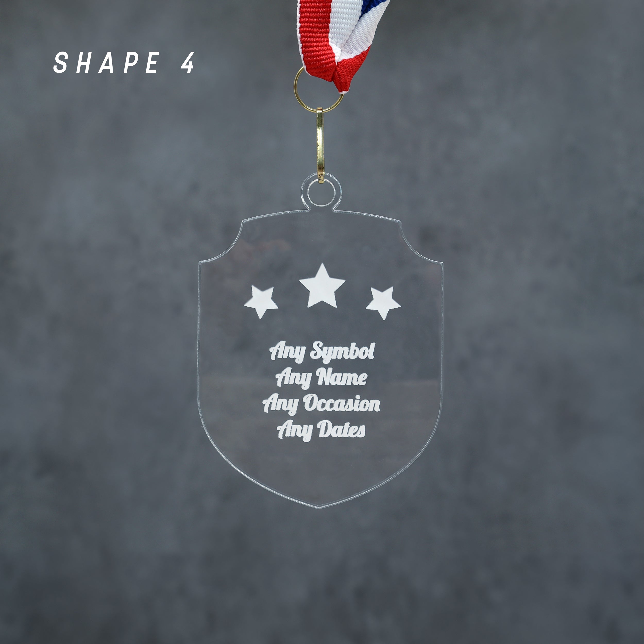 Personalised Acrylic Medal – Custom Sports Award, Runner-Up or Achievement Medal | Trophy Alternative for Ceremonies