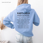 School Leavers Hoodie - Featuring School Name, Leavers 2026 Style C