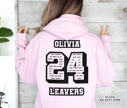 School Leavers Hoodie - Class Of 2024 Style 5