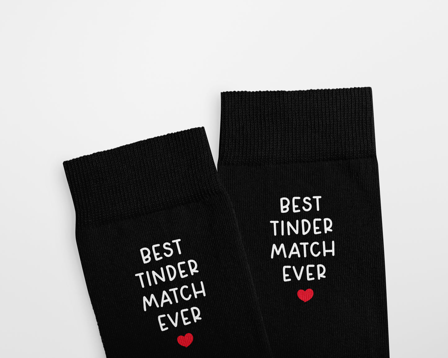Best Match Ever Personalised Valentine's Day Socks, Custom Dating App Socks  - Hinge, Tinder, Grindr Inspired