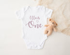 Personalised Birthday T-Shirt & Tutu Set – Heart Script Design