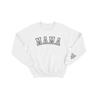 Old School Mama Jumper – Personalised Sleeve with Kids’ Names