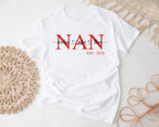 Personalised Mum or Mama Monogram T-Shirt