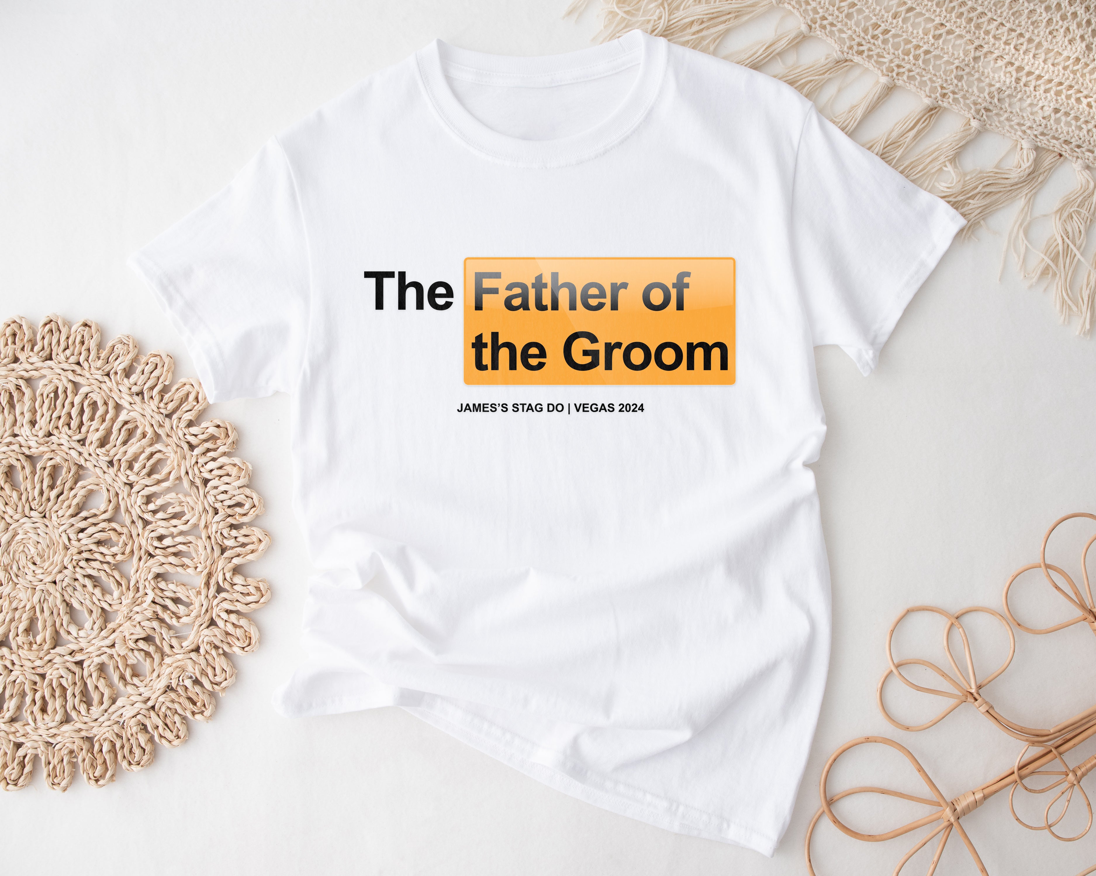 Personalised Stag Do T-Shirt  - Role T-Shirts | Groom, Best Man, Wedding Crew