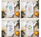 Personalised First Father’s Day Baby Vest – Custom Daddy & Me Babygrow | 1st Father’s Day Gift from Baby