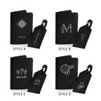 Personalised Travel Set – Passport Holder & Luggage Tag Set | Custom Passport Wallet & Name Tag